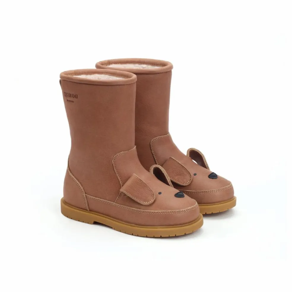 Bottes Fourrées Chien Wadudu | Beige