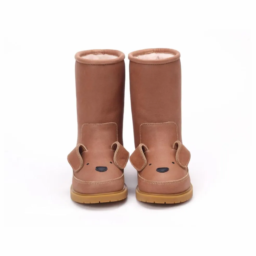 Bottes Fourrées Chien Wadudu | Beige