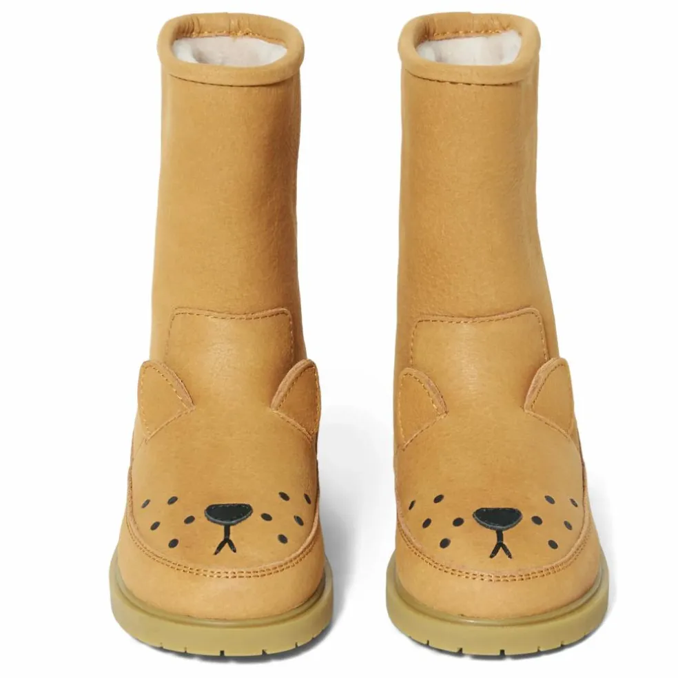 Bottes Fourrées Lion Wadudu | Camel