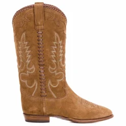 Bottes Midnight Western Suède | Camel
