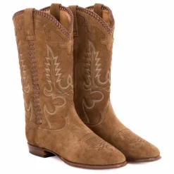Bottes Midnight Western Suède | Camel