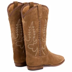 Bottes Midnight Western Suède | Camel