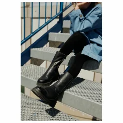 Bottes Montantes Zip | Noir