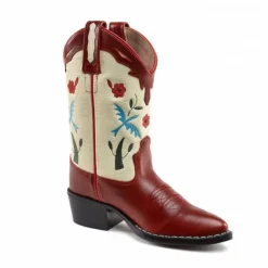 Bottes Santiags Bluebird | Rouge
