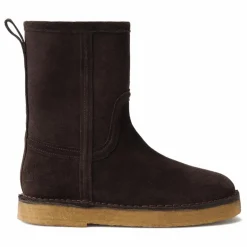 Bottes Texas Croûte de Cuir | Marron