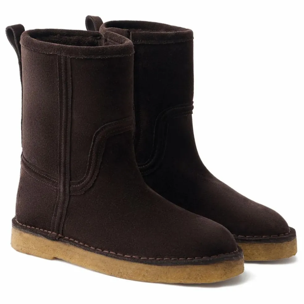Bottes Texas Croûte de Cuir | Marron