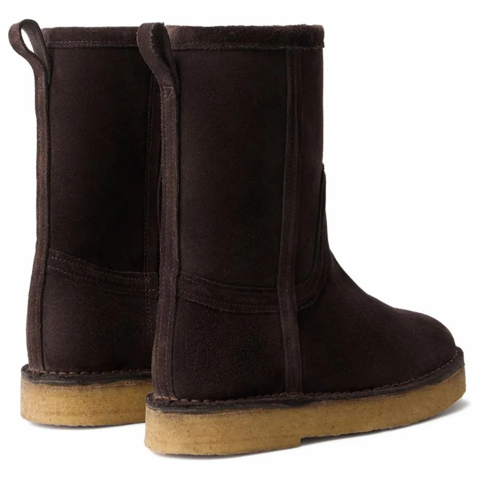 Bottes Texas Croûte de Cuir | Marron