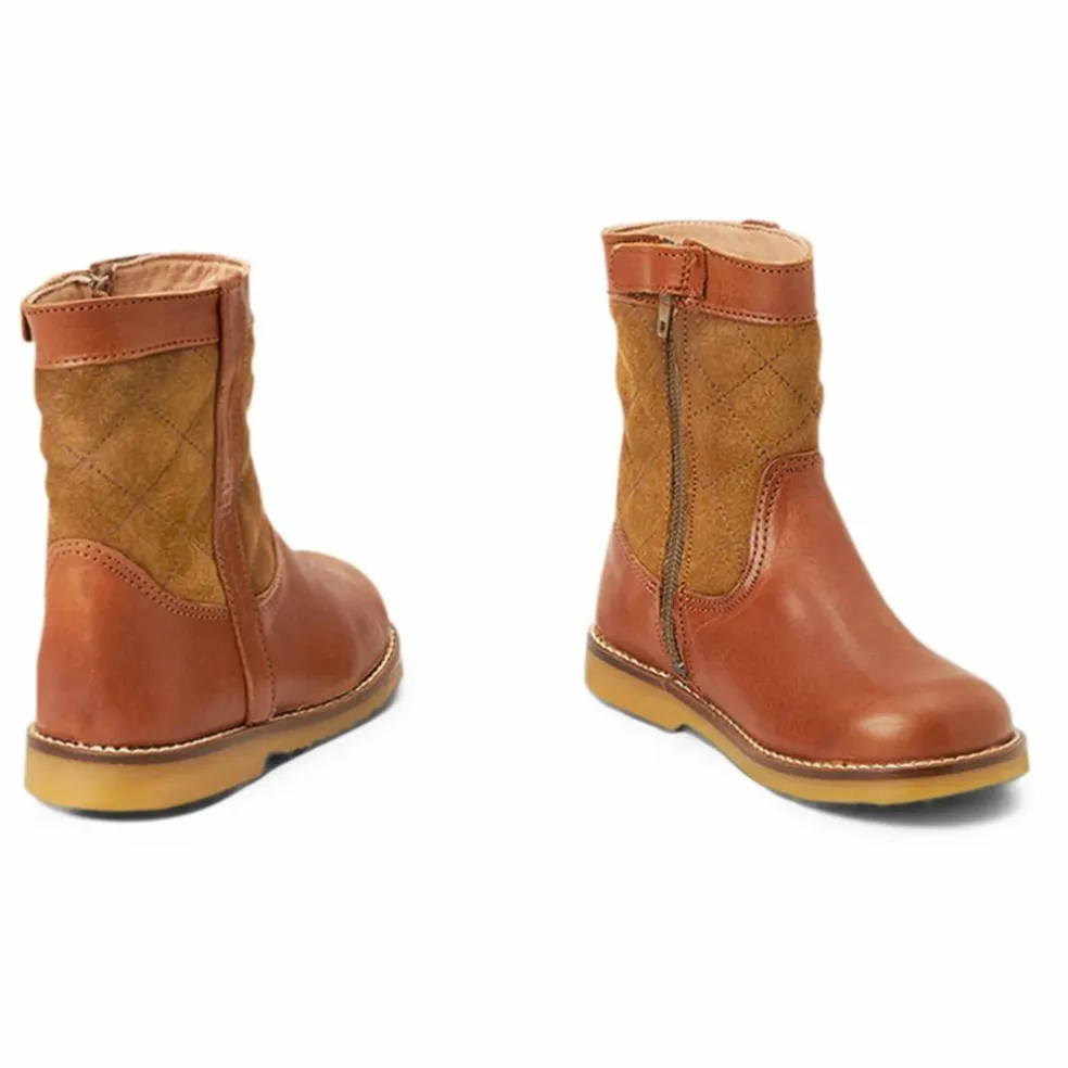 Bottes Zip Lorride | Cognac