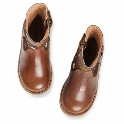 Bottes Zip Lorride - Collection Uniqua | Marron