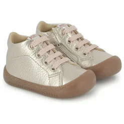 Bottillons Yaka Walk Cuir Grainé | Doré