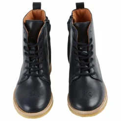 Bottines à Lacets Cuir | Bleu marine