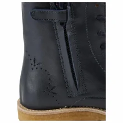 Bottines à Lacets Cuir | Bleu marine