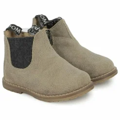 Bottines Bob Jod Zip Velours | Kaki