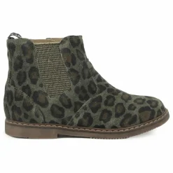 Bottines City Jodzip Léopard | Vert kaki