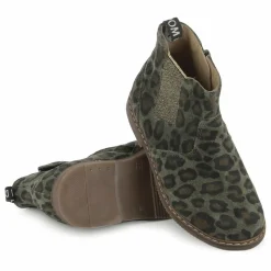 Bottines City Jodzip Léopard | Vert kaki