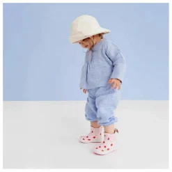 Bottines de Pluie Baby Rubber Coccinelles | Rose pâle