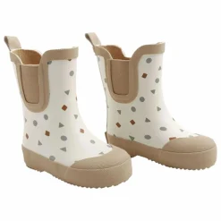 Bottines de Pluie Géométriques | Vert pâle