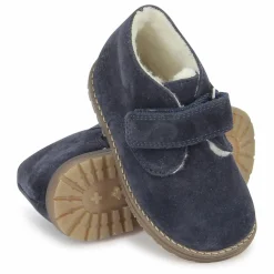 Bottines Easy Fur Velours | Bleu marine