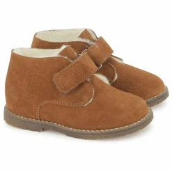 Bottines Easy Fur Velours | Camel