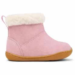 Bottines Fourrées Unies Peu | Rose