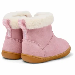 Bottines Fourrées Unies Peu | Rose