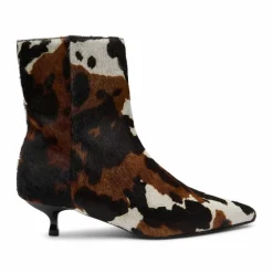 Bottines Paula Poils de Veau | Marron