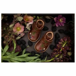 Bottines Scratchs Scallop Blackberries - Collection Uniqua | Marron