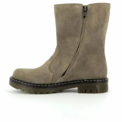 Bottines Sid Mid Velours | Taupe