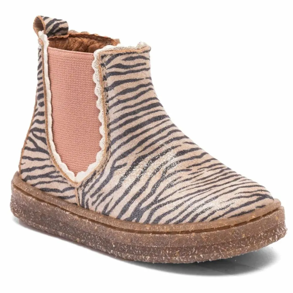 Bottines Siggi Glitter | Beige