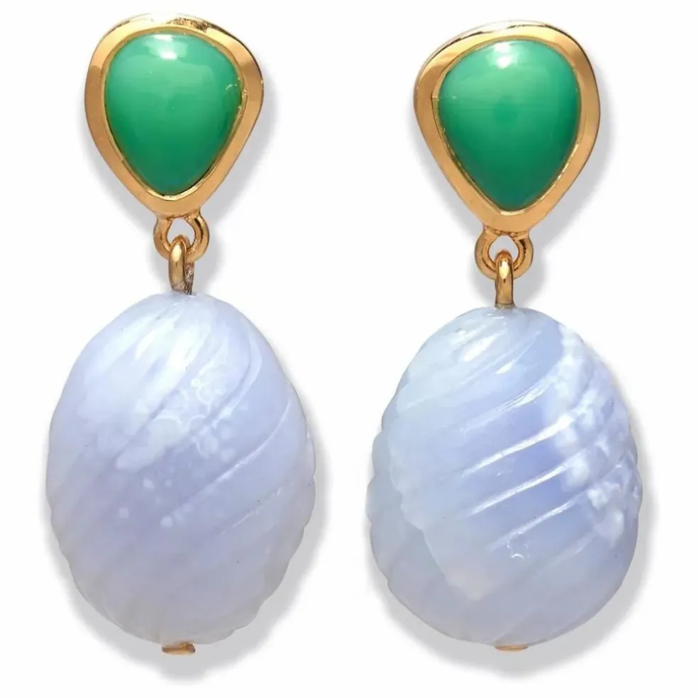 Boucles d'Oreilles Andalusia | Bleu