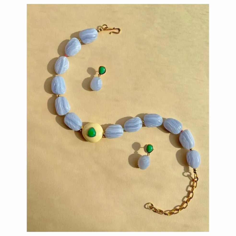 Boucles d'Oreilles Andalusia | Bleu