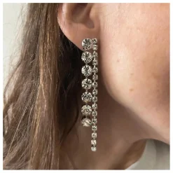 Boucles d'Oreilles Asymétriques Alma | Argenté