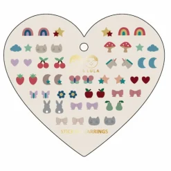 Boucles d'oreilles autocollantes | Rose