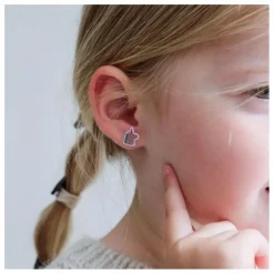 Boucles d'oreilles autocollantes | Rose