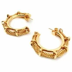Boucles d'Oreilles Bichat | Doré