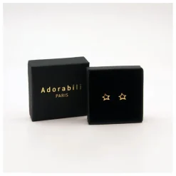 Boucles d'Oreilles Big Stars | Doré