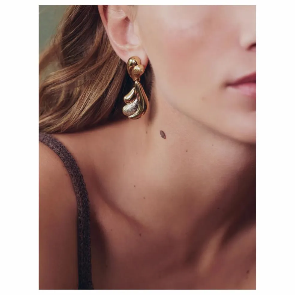Boucles d'Oreilles Claudia | Doré