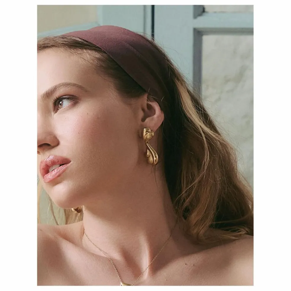 Boucles d'Oreilles Claudia | Doré