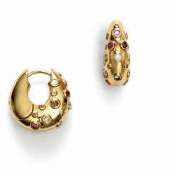 Boucles d'Oreilles Crystal Bay | Doré