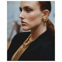 Boucles d'Oreilles Drapier | Doré
