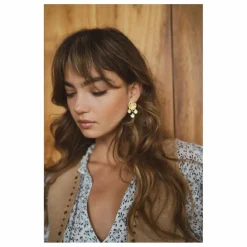Boucles d'Oreilles Dream Catcher | Doré