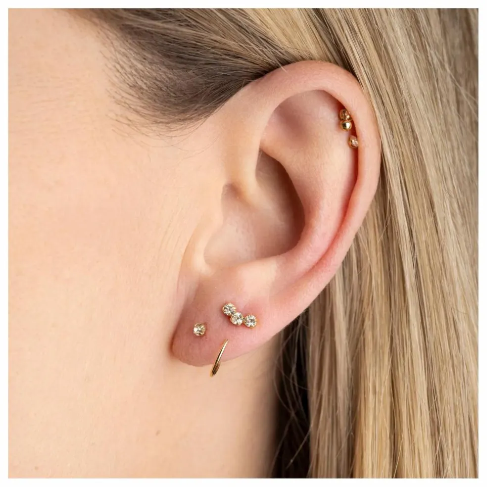 Boucles d'Oreilles Gaston | Champagne