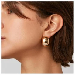 Boucles d'Oreilles Gemma | Doré