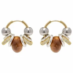 Boucles d'Oreilles Hoops | Camel