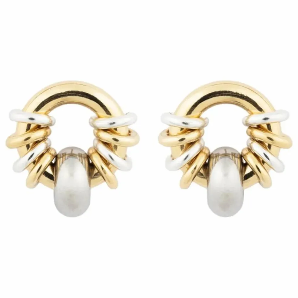 Boucles d'Oreilles Klik Donut Baby | Doré