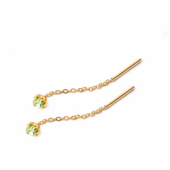 Boucles d'Oreilles Marius | Vert pâle