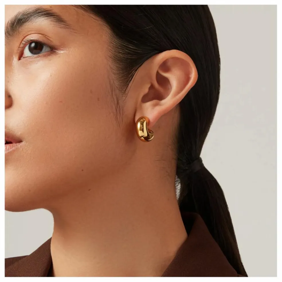 Boucles d'Oreilles Medium Tome | Doré