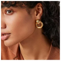 Boucles d'Oreilles Mega Faye | Doré