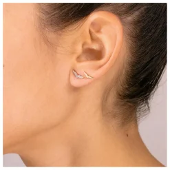 Boucles d'Oreilles Wise | Or rose