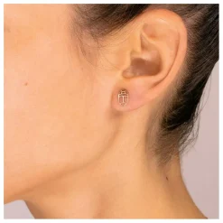 Boucles d'Oreilles Wish | Or rose